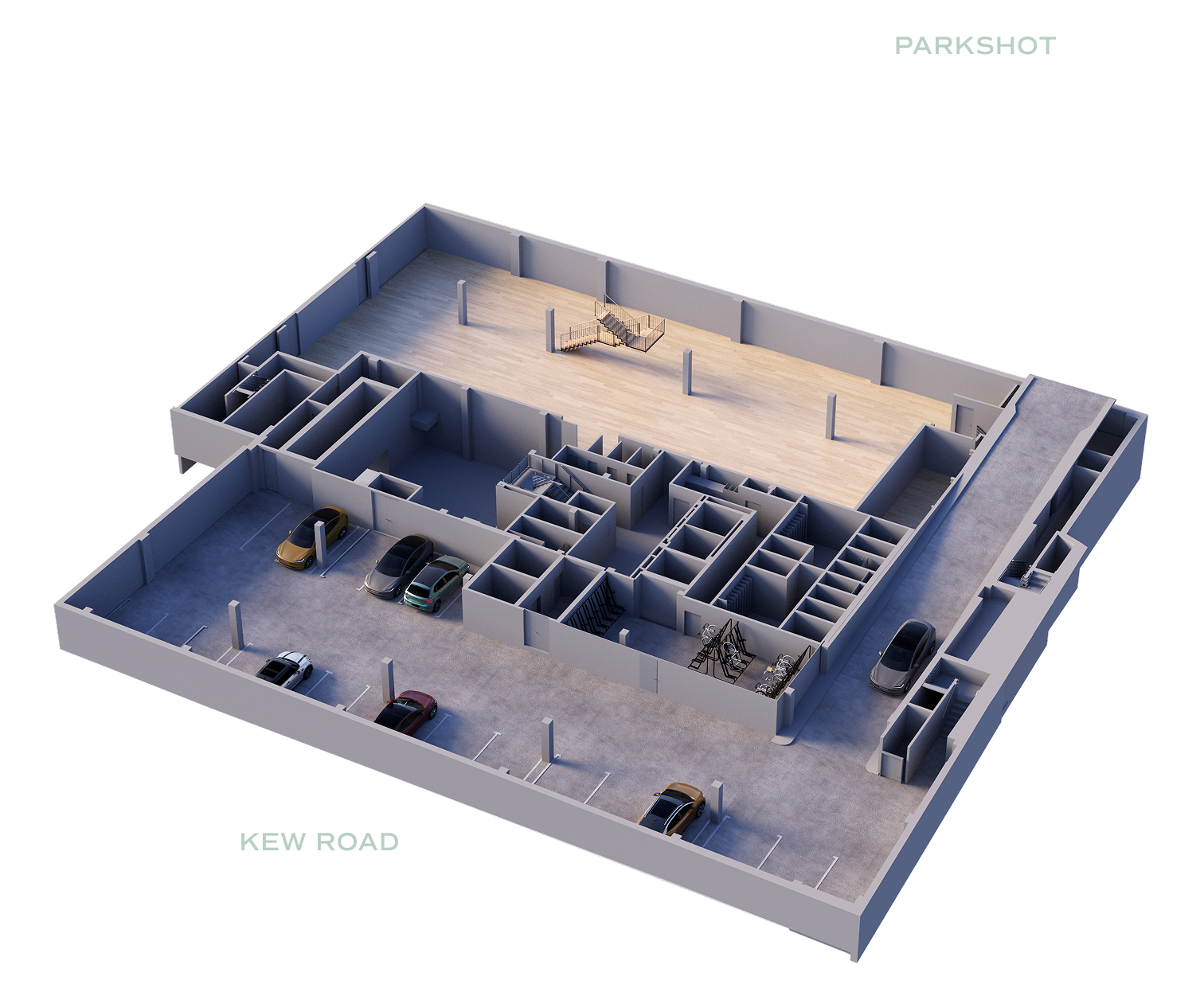 kew road lower ground floor cgi