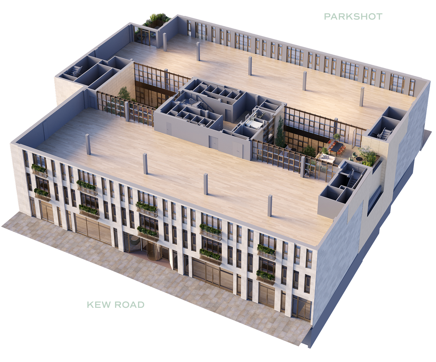 kew road second floor cgi