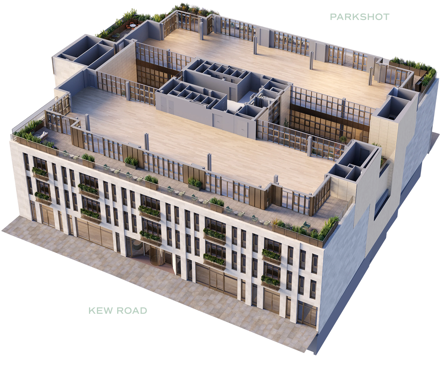 kew road third floor cgi